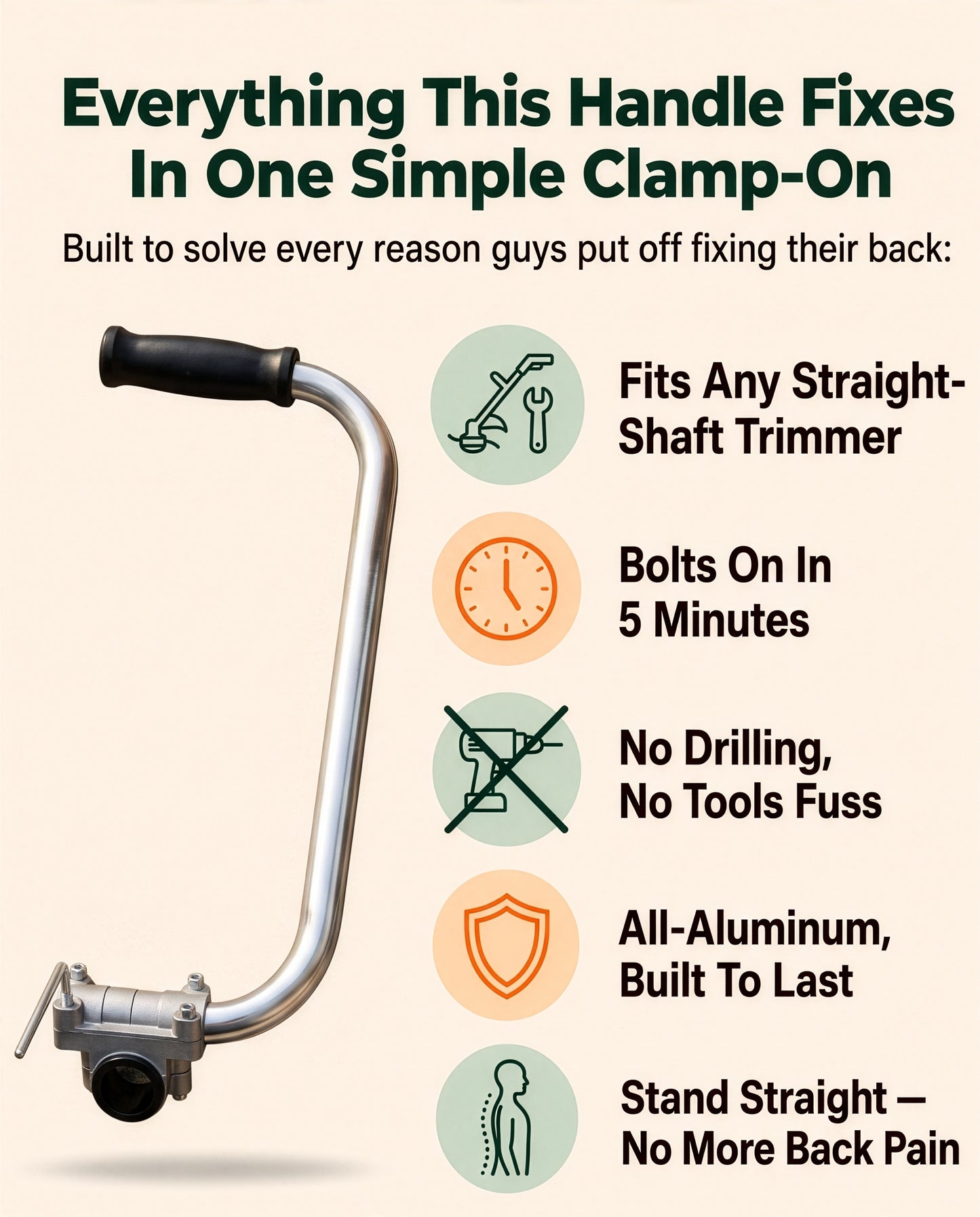 GripForge™ Trimmer Handle