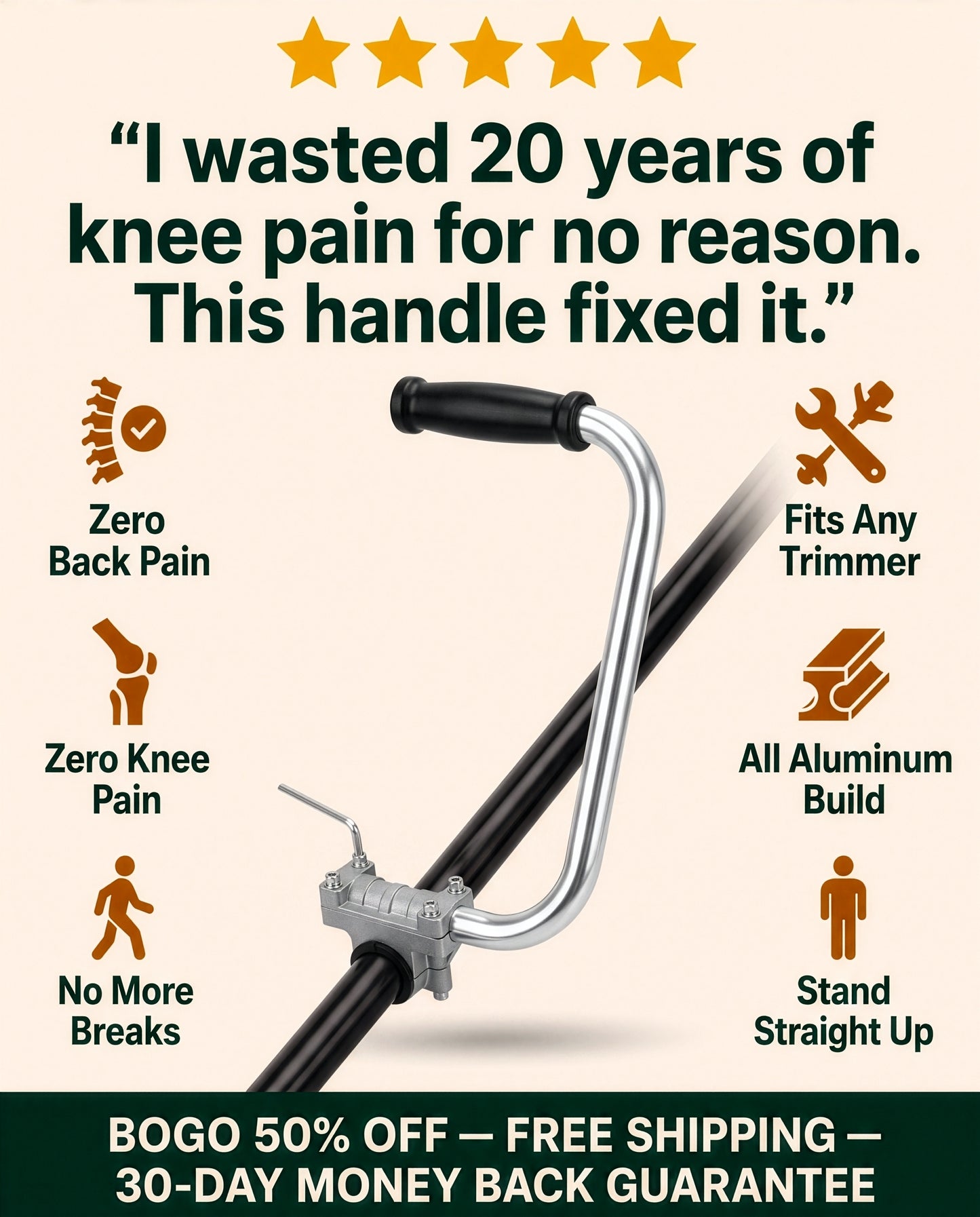 GripForge™ Trimmer Handle