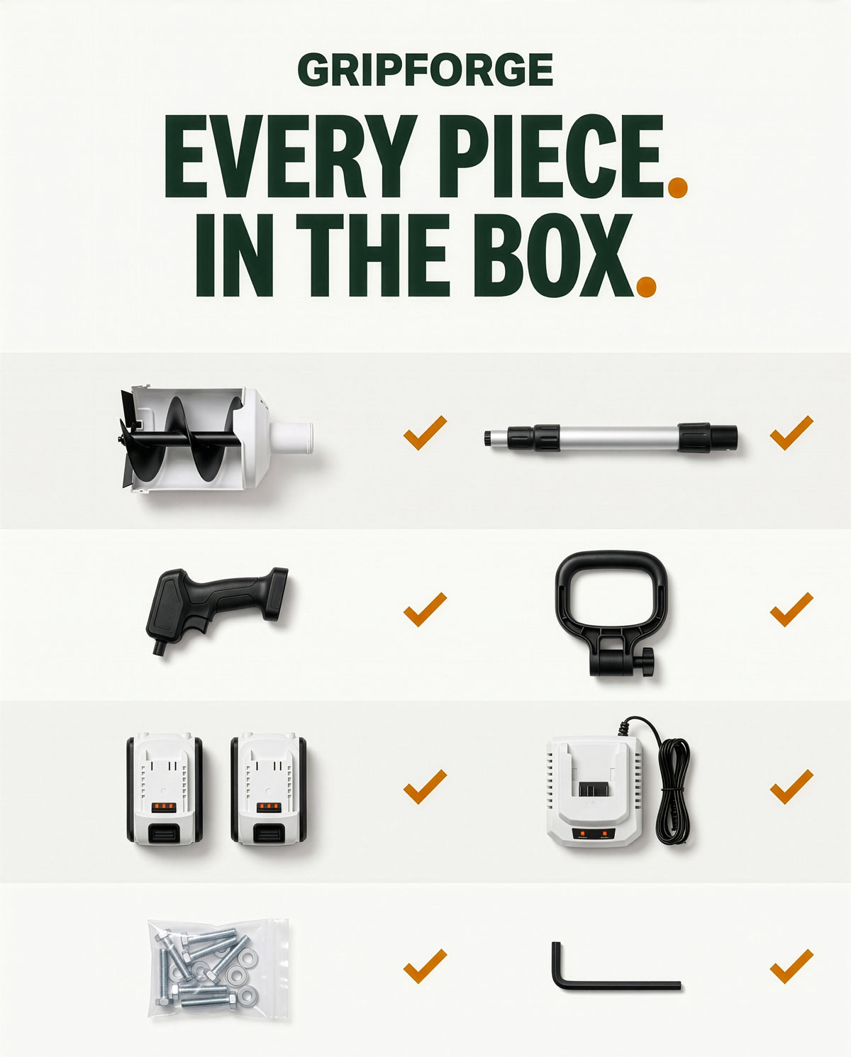 Everything that comes in the box