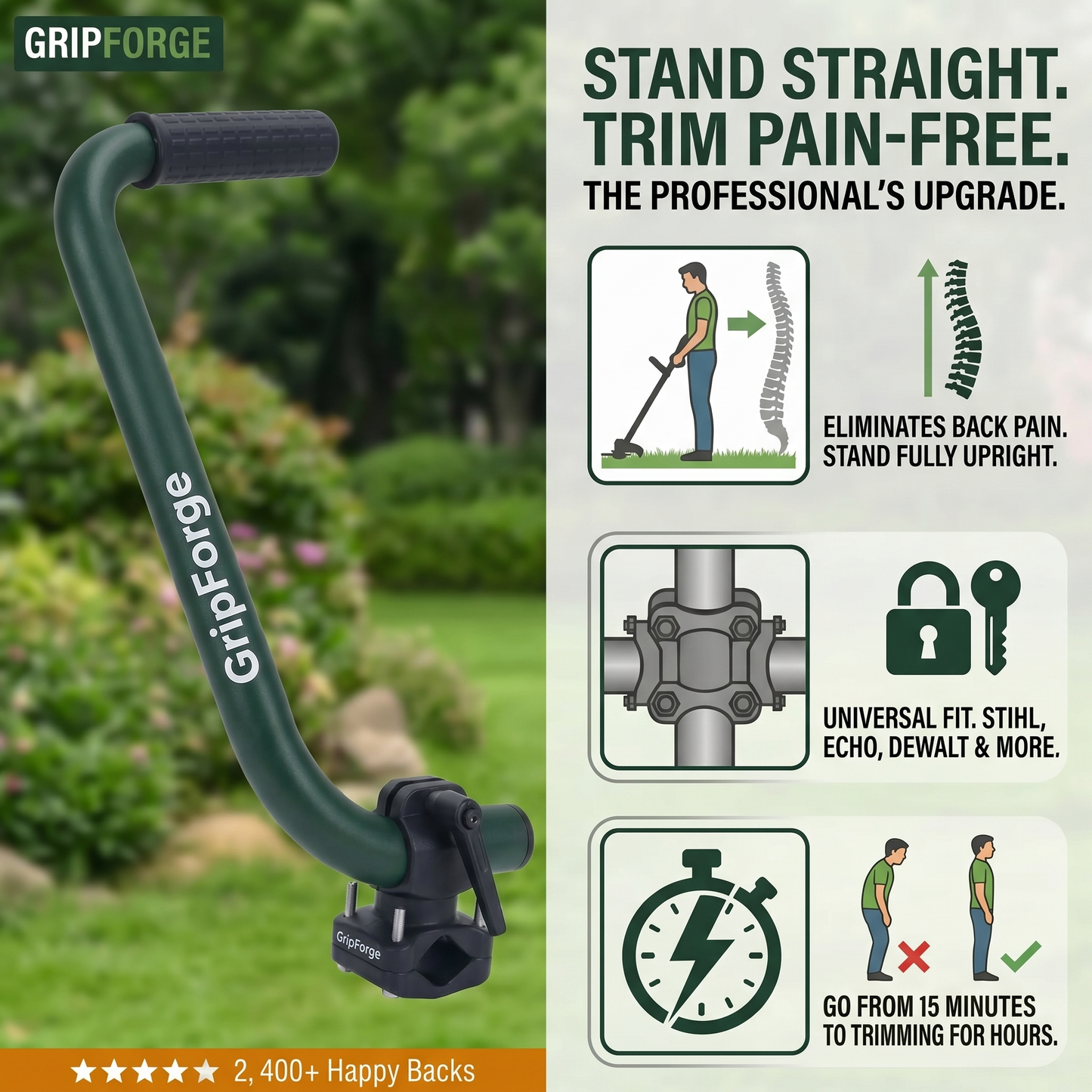 GripForge™ Trimmer Handle